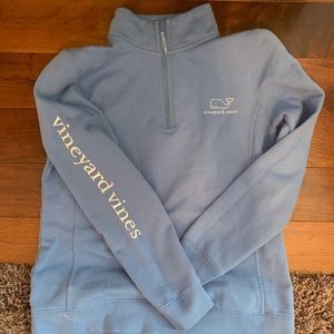 Women’s blue Vineyard Vines quarter zip